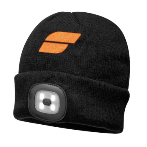 SARTRA® BLACK Beanie LED Head Light USB Rechargeable