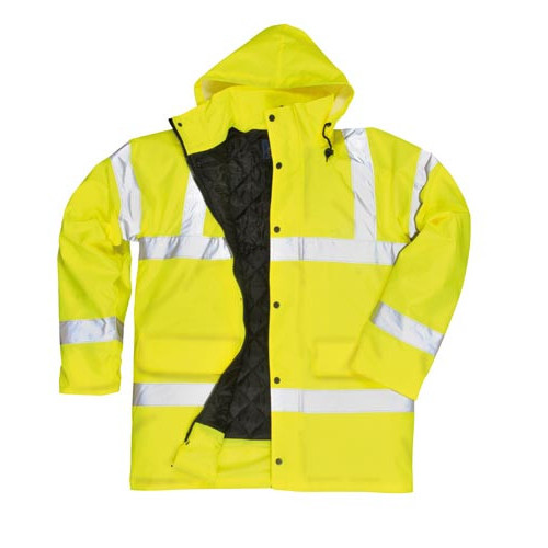 Hi-Vis Yellow Waterproof Jacket, X Large