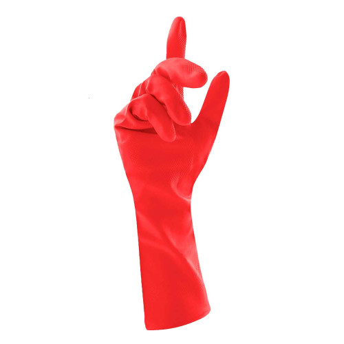 Household Rubber G|oves - Medium - Red