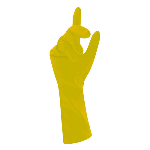 Household Rubber G|oves - Large - Yellow