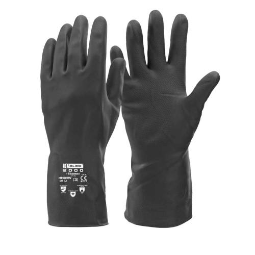 Industrial Rubber Gloves - Medium