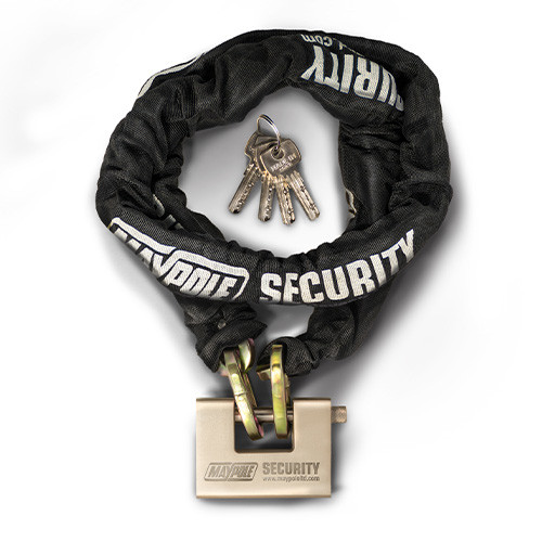 Heavy Duty 10mm Security Chain (1.5m) with Padlock
