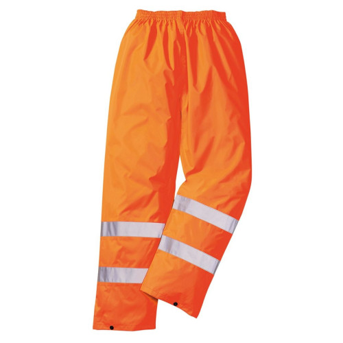 Hi-Vis Orange Waterproof Trousers Small