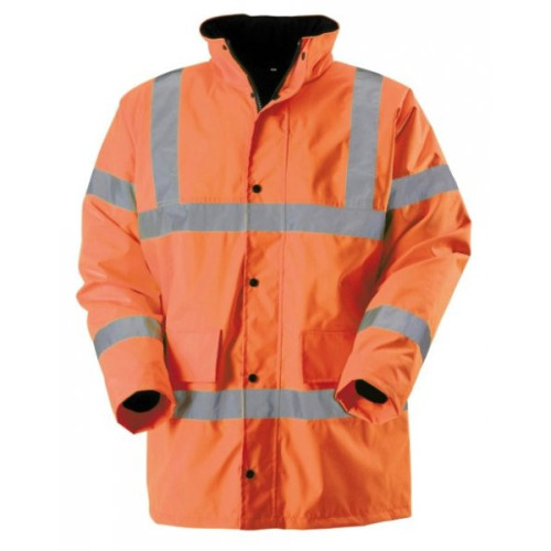 Hi-Vis Orange Waterproof Jacket, Small