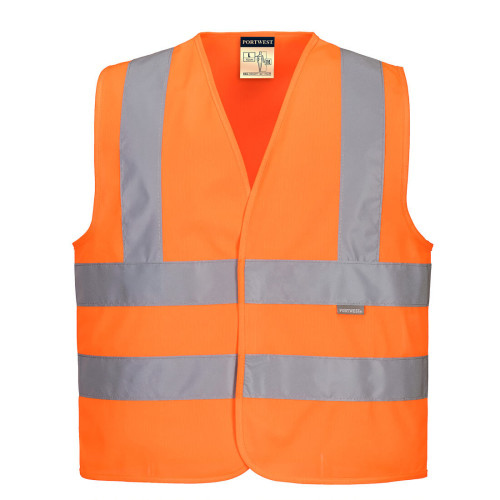 Junior Orange Hi-Vis Waistcoat