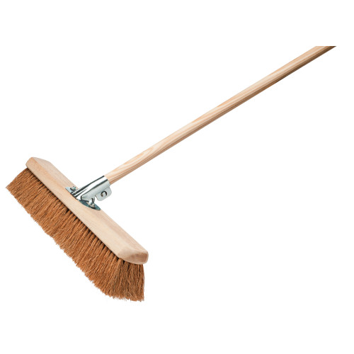 Sartra® Coco Broom c/w Galv Bracket & Handle 18"/450mm