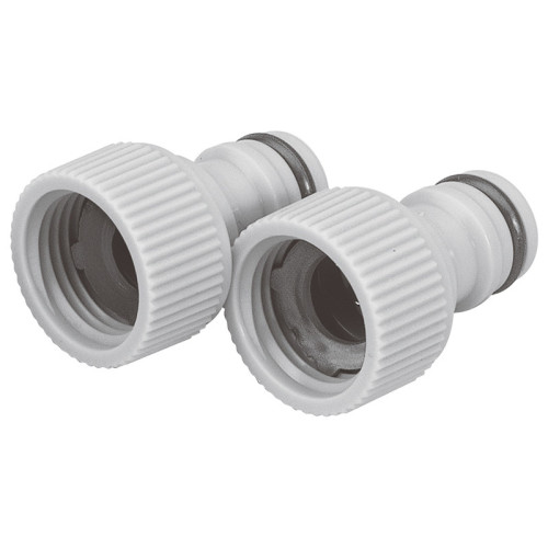 Plastic Female Threaded Tap Connector ¾"/19mm Bulk Pack (20)