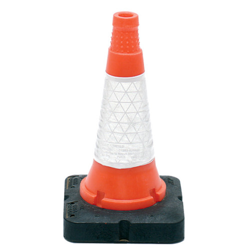 Thermoplastic Road Cone 18"/500mm