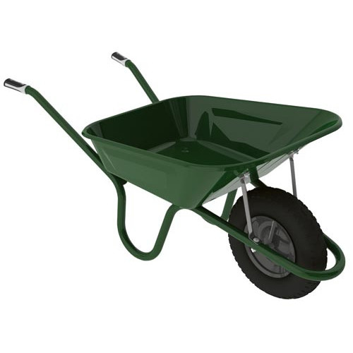 Hæmmerlin® Green Barrow with Pneumatic Tyre 3ft /90 litre