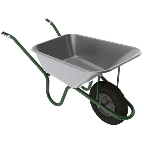 Hæmmerlin® Galvanised Barrow with Pneumatic Tyre 4ft /120 lit
