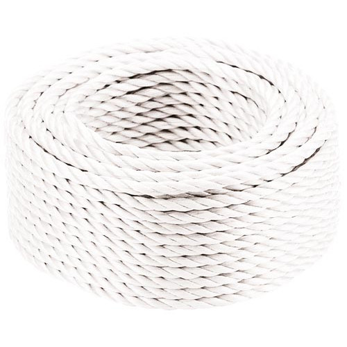 WHITE Polypropylene Rope - 220m 6mm