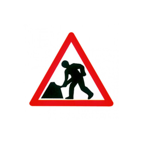 Cone Sign - Men at Work, 600mm