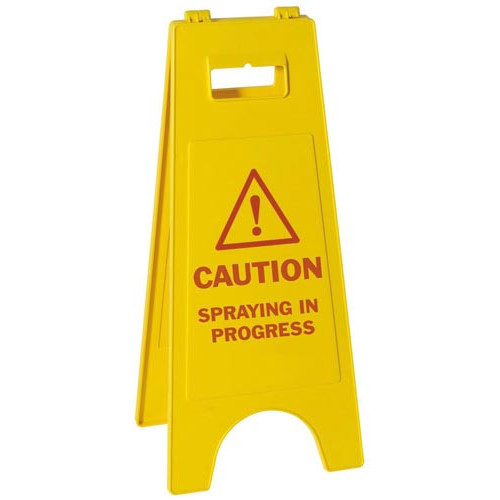 Spraying Sign