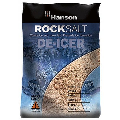 Brown Rock Salt 25kg- Tail Lift + Pallet Truck Offload (Single Pallet 40 bags)
