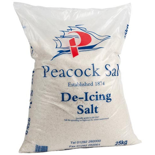 White Rock Salt 25kg- Tail Lift + Pallet Truck Offload (Single Pallet 40 bags)