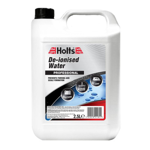Holts® De-Ionised Water - 5L