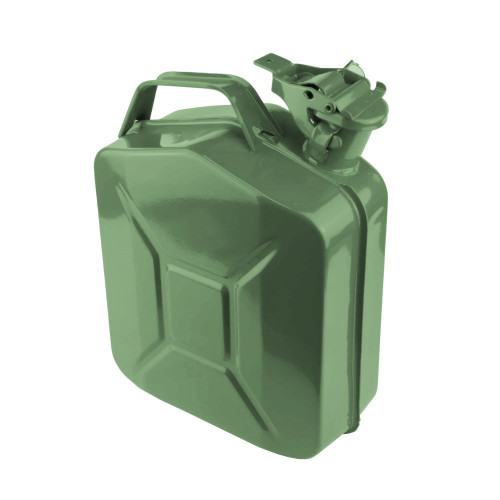 Steel Fuel Can 5ltr- Green