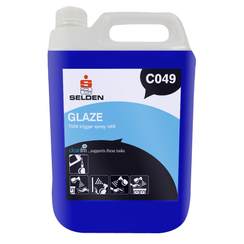 Selden C049 Glaze Glass VDU Cleaner 5L