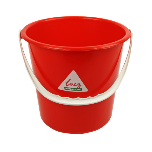 9L Lucy Plastic Bucket - Red