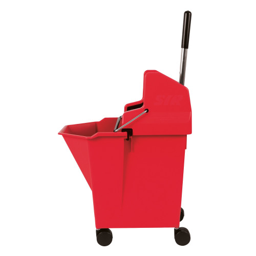 15L Ladybug Mop Bucket With Wheels & Wringer - Yellow