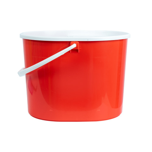 15L Lucy Plastic Mop Bucket Sieve Wringer - Red