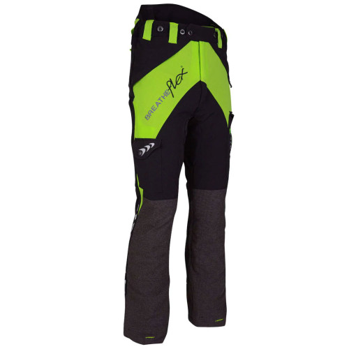 Breatheflex Lime Type C Chainsaw Trousers- Small