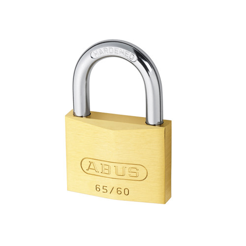 65/30mm Brass Padlock 60mm Long Shackle Carded