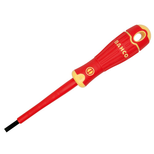 BAHCOFIT Insulated Slotted Screwdriver 5.5 x 125mm