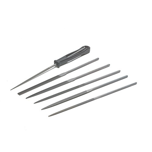 2-470-16-2-0 Needle File Set of 6 Cut 2 Smooth 160mm (6.2in)