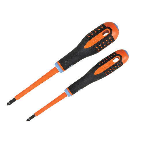 BE-9890S ERGO™ VDE Insulated Screwdriver Set, 2 Piece