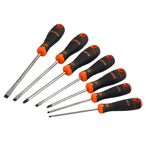 B219.017 BAHCOFIT Screwdriver Set, 7 Piece