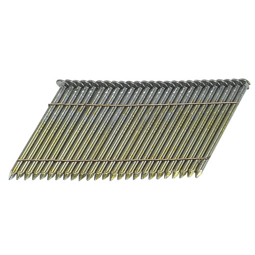 28° Bright Ring Shank Stick Nails 3.1 x 90mm (Pack 2000)