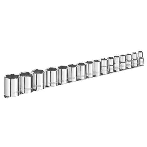 1/2in Drive Socket Set, 16 Piece