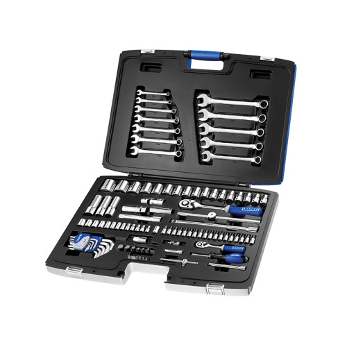 1/4 & 1/2in Drive Socket & Spanner Set, 101 Piece