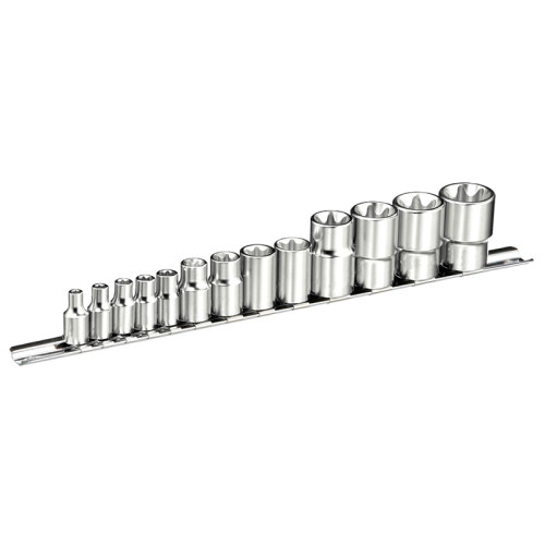 Mixed Drive TORX Socket Set, 13 Piece
