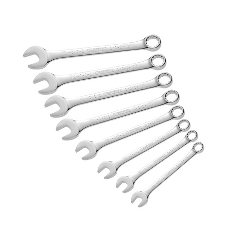 Combination Spanner Set with Tool Roll, 18 Piece