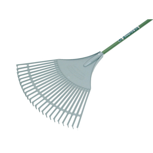 Evergreen Plastic Leaf Rake Aluminium Shaft