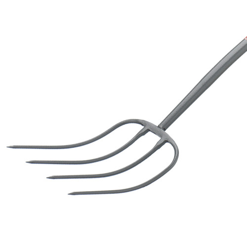 All-Metal 4-Prong Manure Fork T-Handle