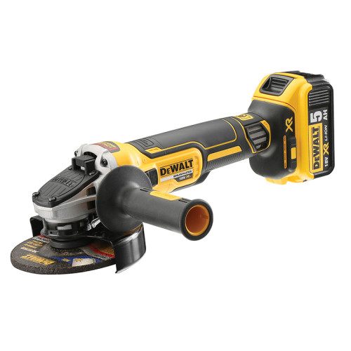 DCG405P2 XR Brushless Grinder 125mm 18V 2 x 5.0Ah Li-ion