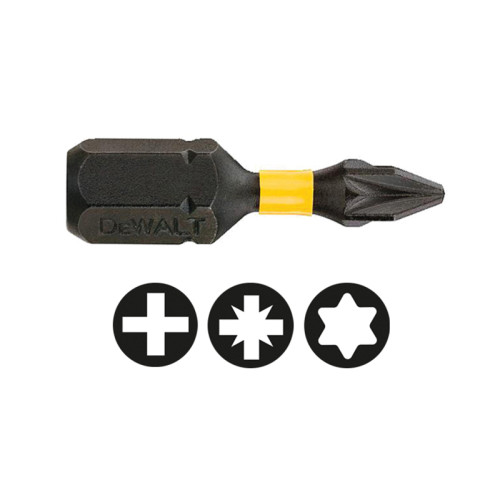 Extreme Impact Torsion Bits PZ2 x 50mm (Pack 5)