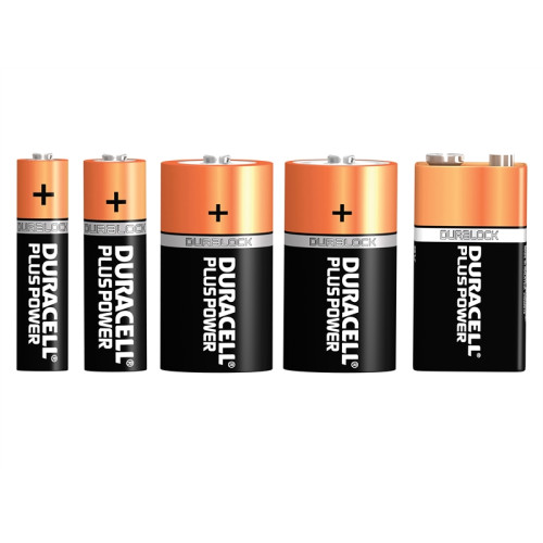 9V Cell Plus Power MN1604/6LR6 Batteries (Pack 2)
