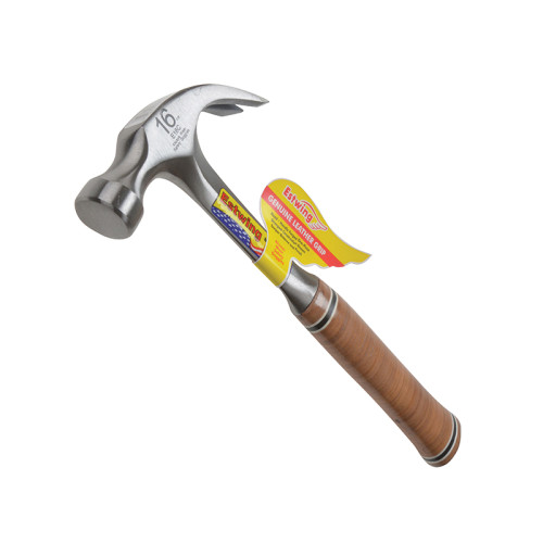 E16C Curved Claw Hammer - Leather Grip 450g (16oz)