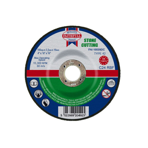 Depressed Centre Stone Cutting Disc 230 x 3.2 x 22.23mm