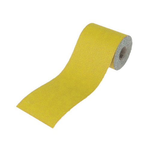 Aluminium Oxide Sanding Paper Roll Yellow 115mm x 5m 40G