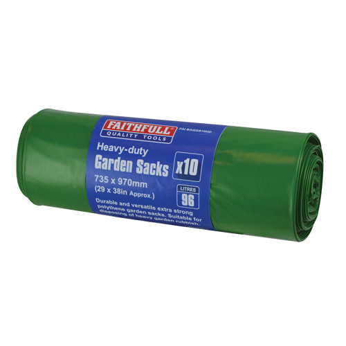 Heavy-Duty Strong Garden Sacks (Roll 10)