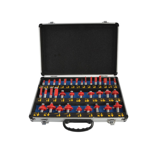 1/2in TCT Router Bit Set, 35 Piece