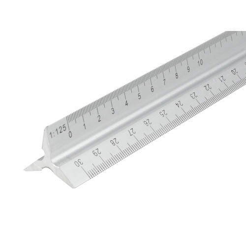 Aluminium Triangle Scale Rule 300mm