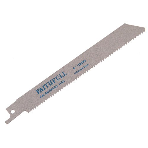 S918H Sabre Saw Blade Metal 150mm 10 TPI (Pack of 5)