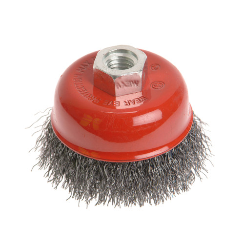 Wire Cup Brush 75mm M14x2, 0.30mm Stainless Steel Wire