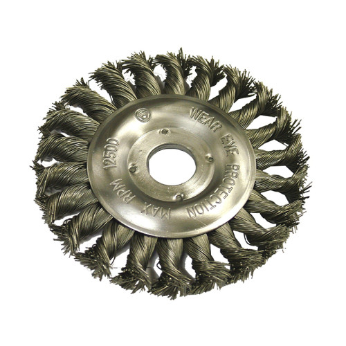 Circular Wire Brush 125 x 12mm 22.2mm Bore, 0.50mm Wire